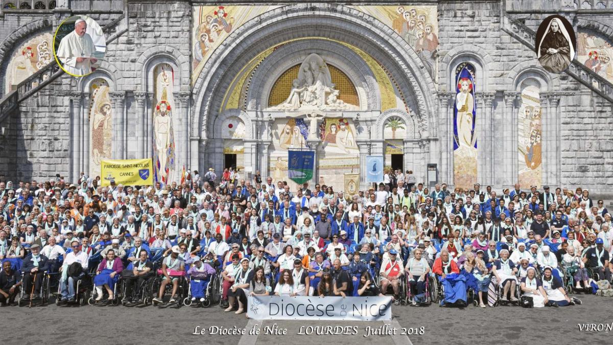 Photo du groupe lourdes 2018